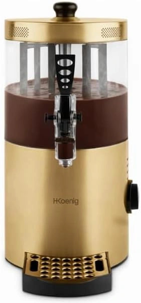 H.Koenig SHK804, Prodotto per casa e tempo libero, 1200 W, 3 litri, regolabile, Argento/Oro
