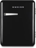 SWEISS WEISS9, Cantinetta refrigerata, 31L, 24 dB, silenzioso, regolabile, Nero