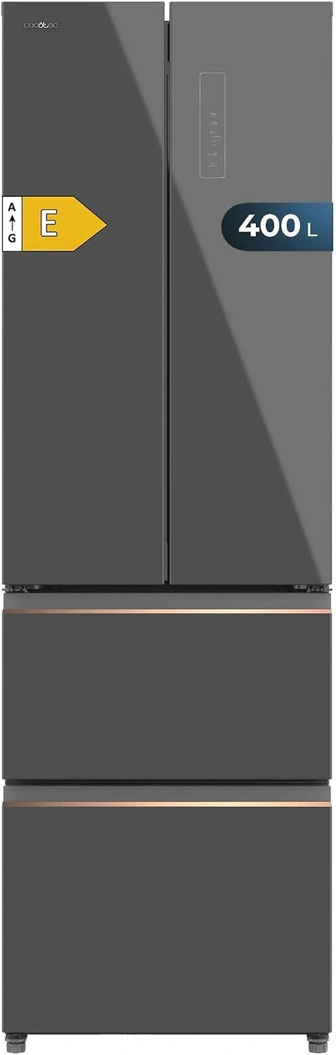 Cecotec, Frigorifero, 400L, con tecnologia inverter, Grigio