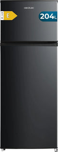 Cecotec, Frigorifero, 204L, 143 cm, 55 cm, con tecnologia inverter, a LED, Nero