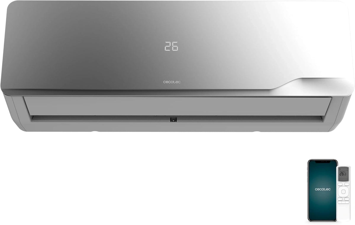 Cecotec, Climatizzatore split, 12000 BTU, 26,4 L, con Wi-Fi, con timer, con display digitale