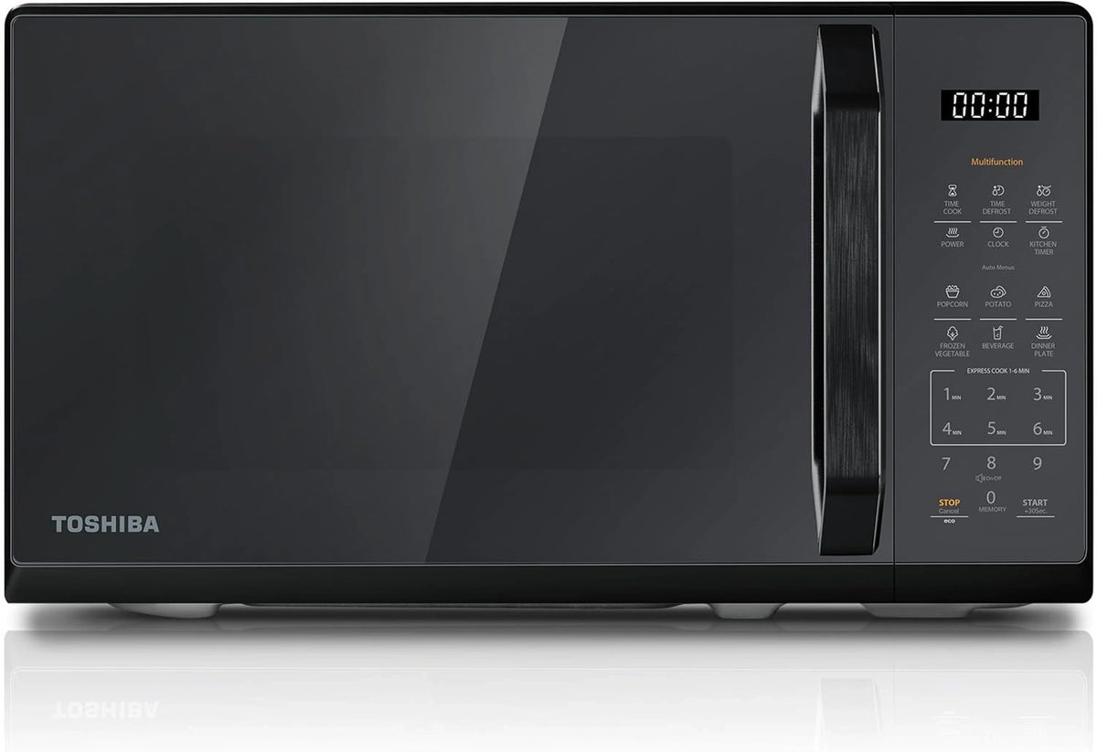 Toshiba, Forno a microonde, 800W, 20 Litri, con display digitale, a LED, automatico, Nero
