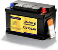 Batteria ricaricabile, 12 V, 120 Ah, con controllo intelligente