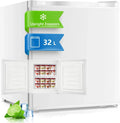 FOHERE 32L, Congelatore, 32L, silenzioso, regolabile, Nero