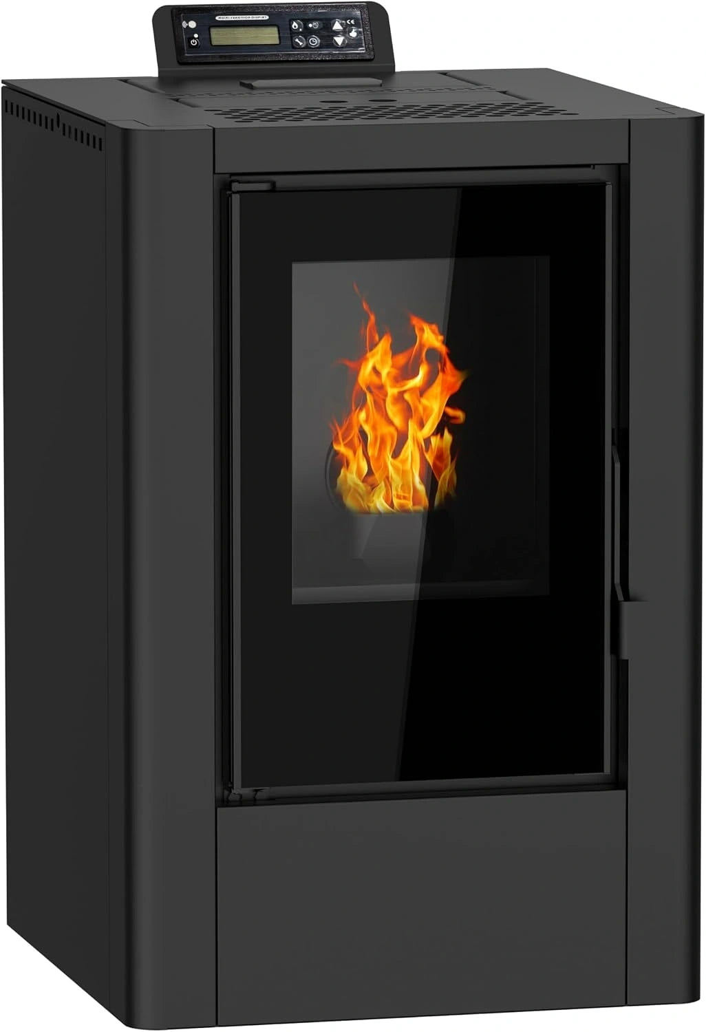 NEMAXX P6Mi, Riscaldatore elettrico, 6 kW, con Wi-Fi, con telecomando, automatico, Nero