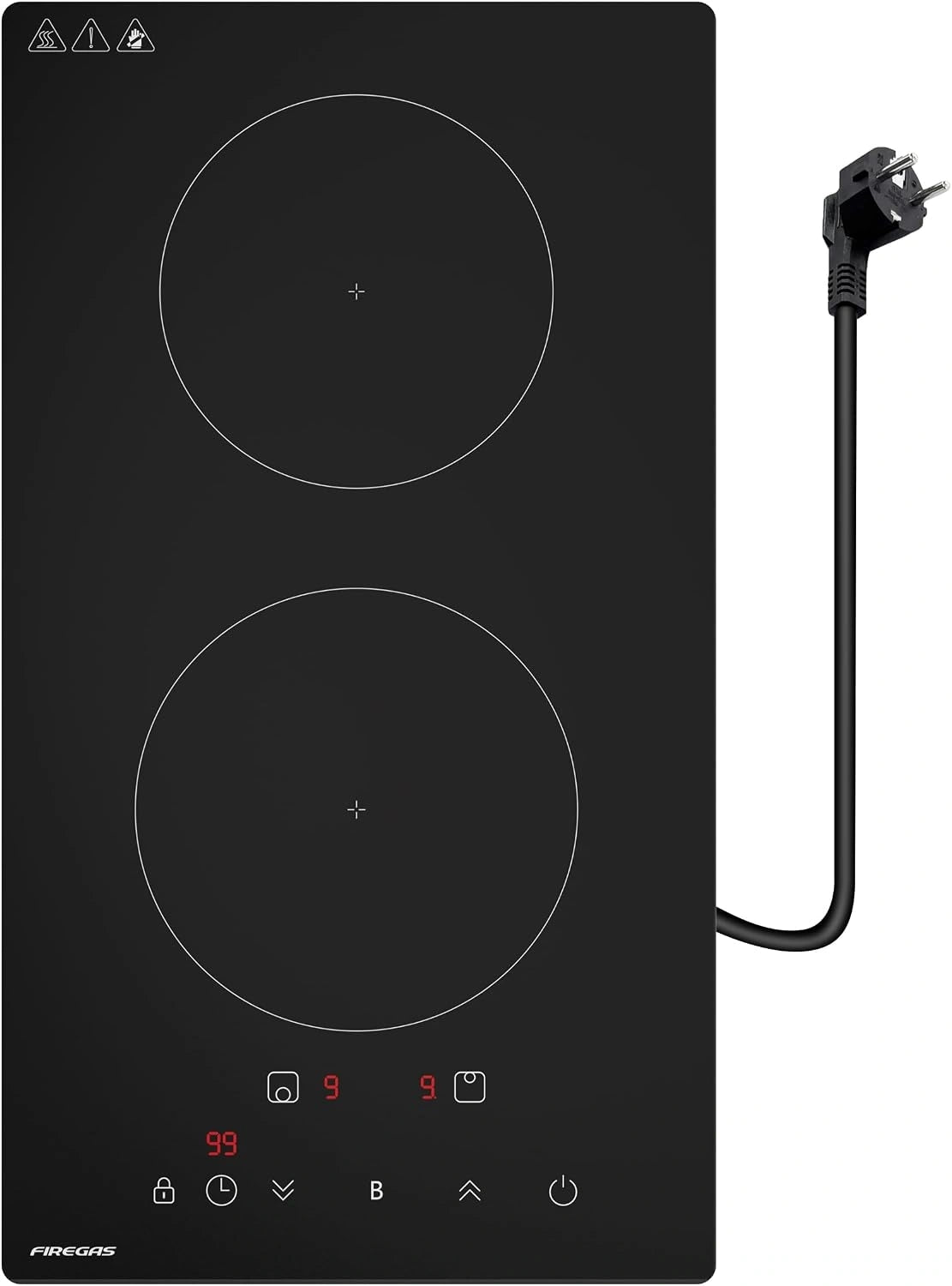 FIREGAS, Piano cottura a induzione, 3700W