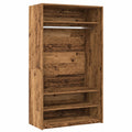 Guardaroba in Legno Recuperato 100x50x200 cm con Ante