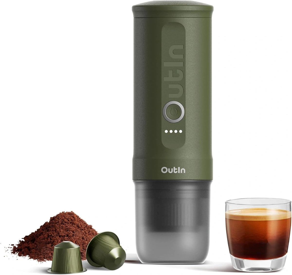 OutIn, Macchina da caffè, portatile, Verde