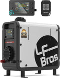 LF, Riscaldatore elettrico, 5kw, 12V, 24V, con timer, con display digitale, portatile, Bianco