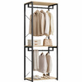 Appendiabiti in Legno con Scaffale per Cameretta, 60x40x213 cm
