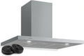 Klarstein, Lampada LED, 90 cm, 64 dB, con display digitale, a LED, Argento