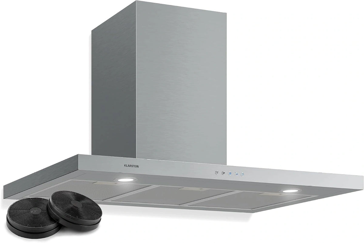 Klarstein, Lampada LED, 90 cm, 64 dB, con display digitale, a LED, Argento