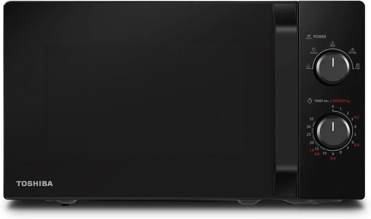 Toshiba MW2-MM20P(BK, Forno a microonde, 800 W, 20 Litri, a LED, Nero