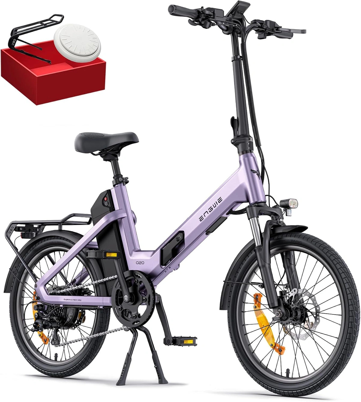 ENGWE O20, Bicicletta elettrica, pieghevole