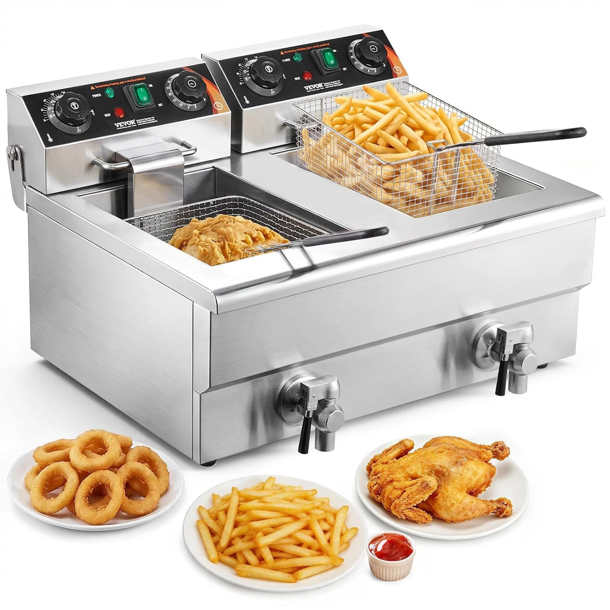 VEVOR, Friggitrice elettrica, 3000W