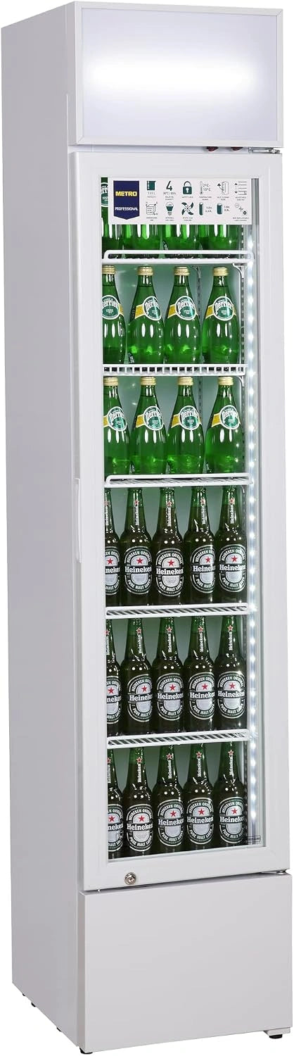METRO, Frigorifero, 200 W, 133L, a LED, regolabile, Bianco