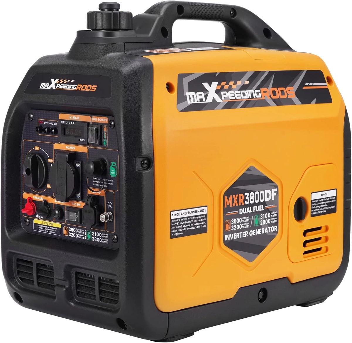 maXpeedingrods, Stazione di alimentazione portatile, 3500W, con tecnologia inverter, portatile