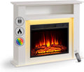 Camino, Prodotto per casa e tempo libero, 2000W, con telecomando, con timer, a LED, Bianco