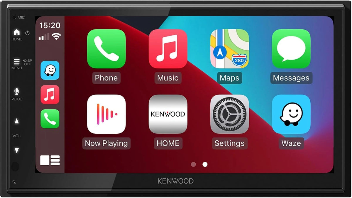 KENWOOD DMX6523DABS AV, Specchio, con Bluetooth, senza fili, Nero
