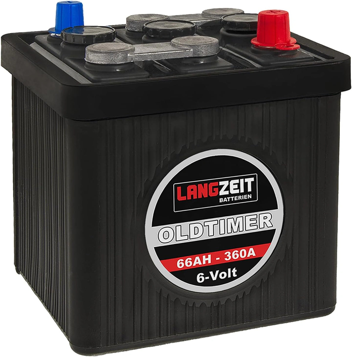 LANGZEIT, Batteria ricaricabile, 6V, 66Ah
