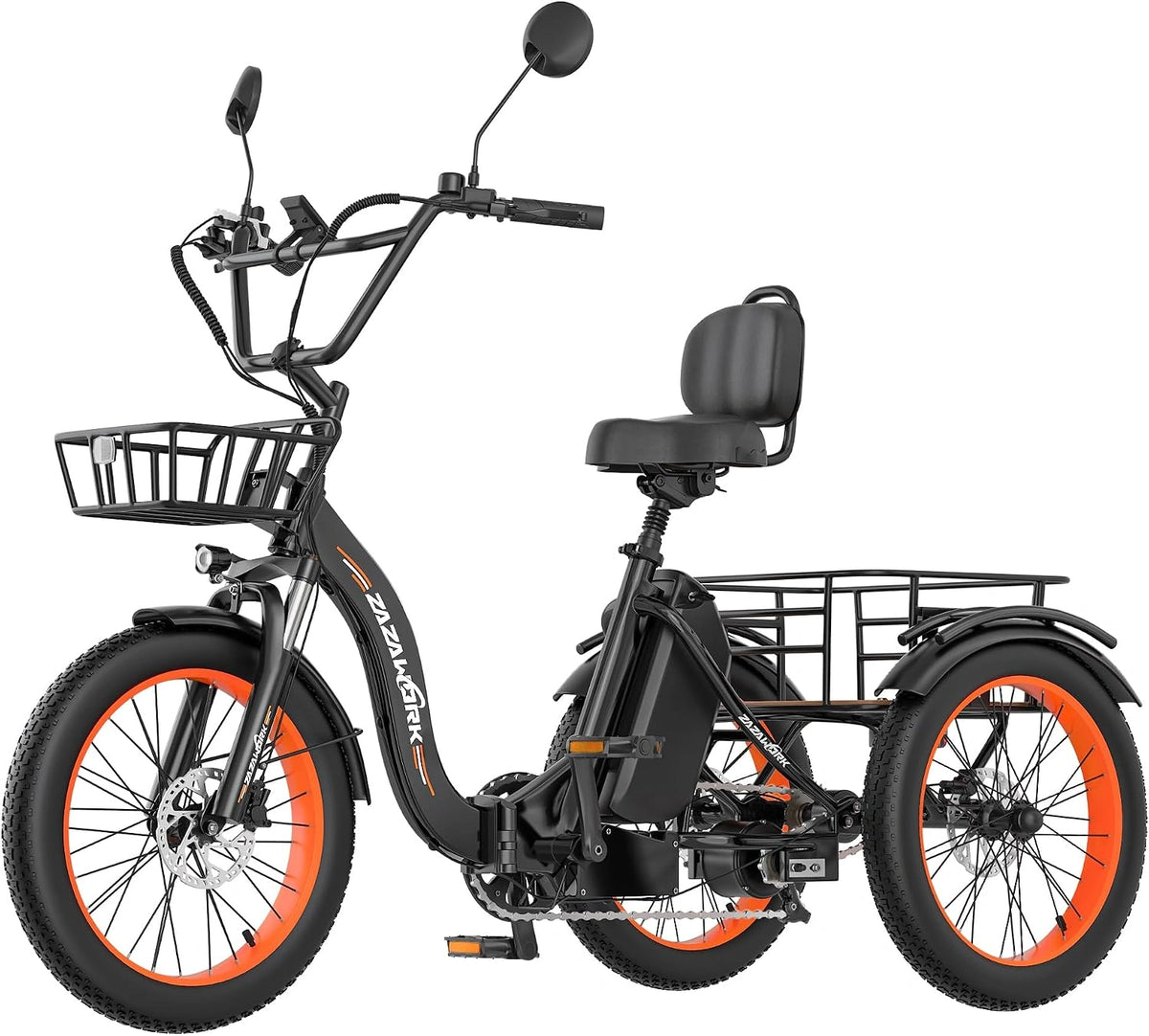 Triciclo, Prodotto per casa e tempo libero, 250W, 48V, 20Ah, pieghevole