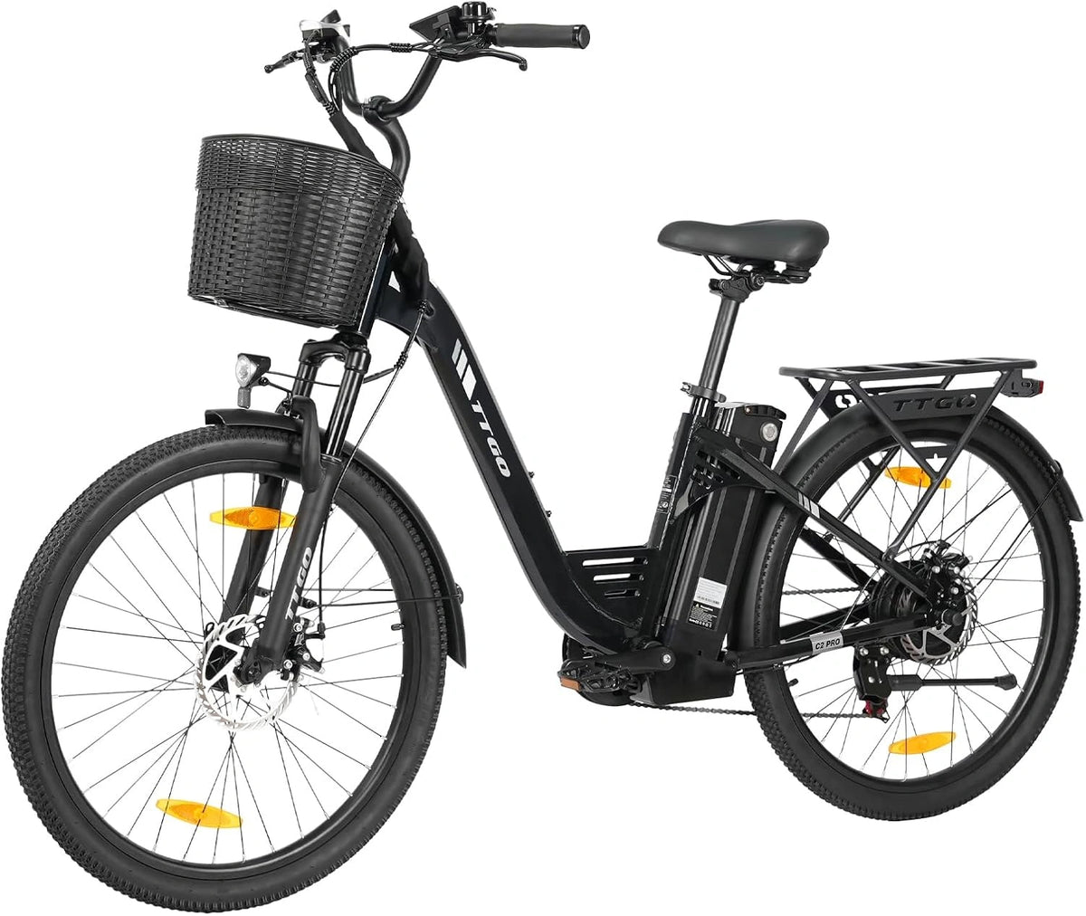 ttgo, Bicicletta elettrica, 36 V, 18 Ah, 26 pollici, con display digitale