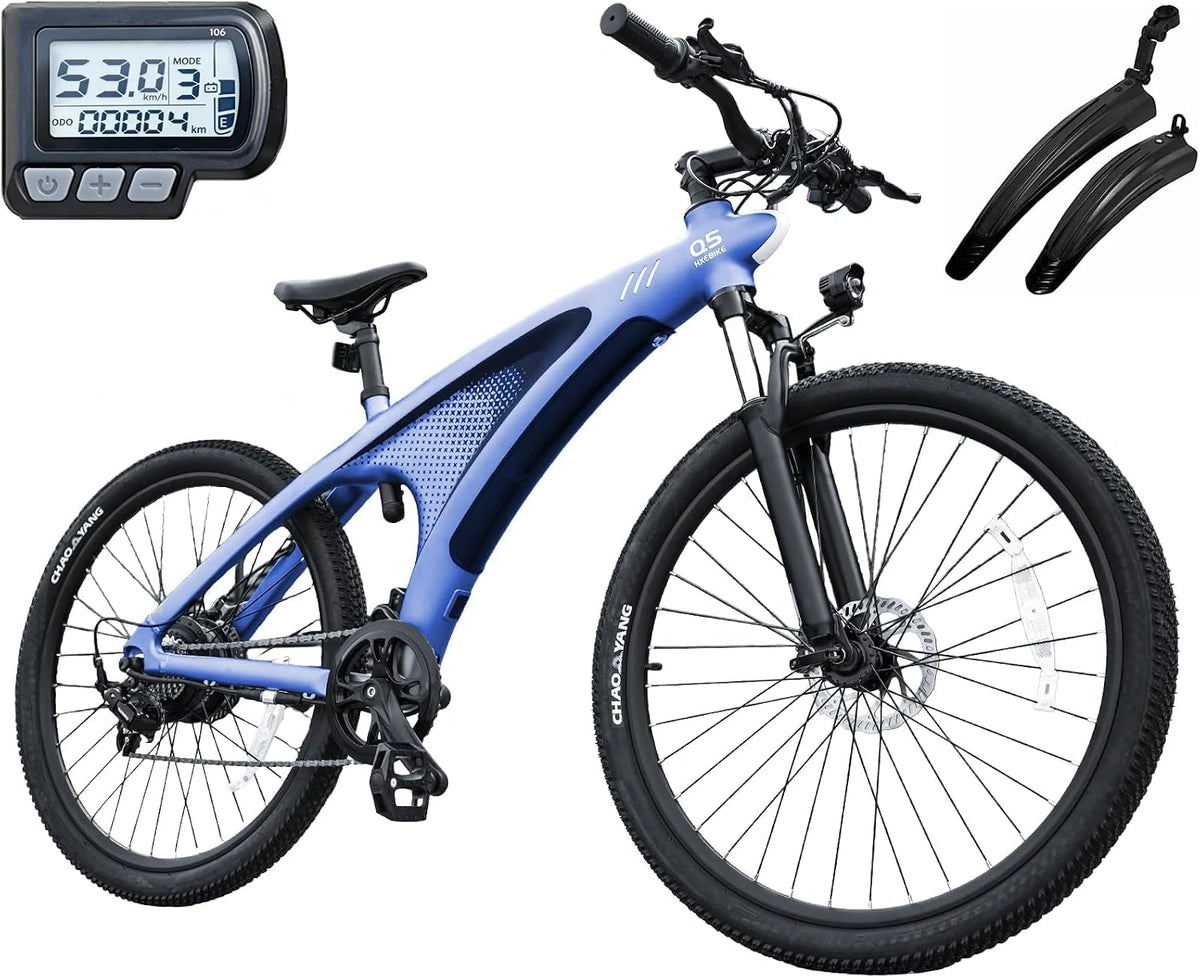 HX Q5, Bicicletta elettrica, 48V, 100 km, regolabile
