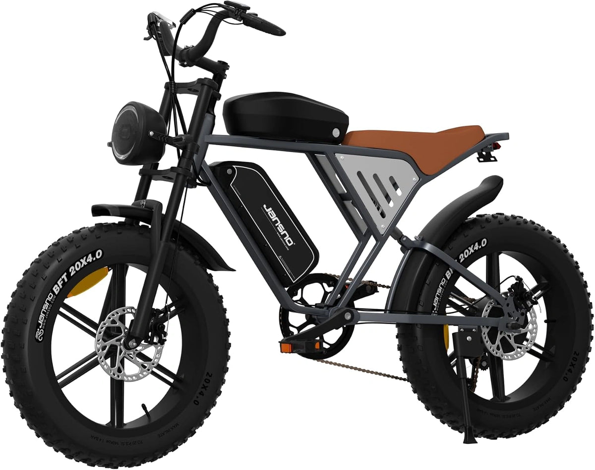 JANSNO, Bicicletta elettrica, 48V, 17Ah, 20Ah