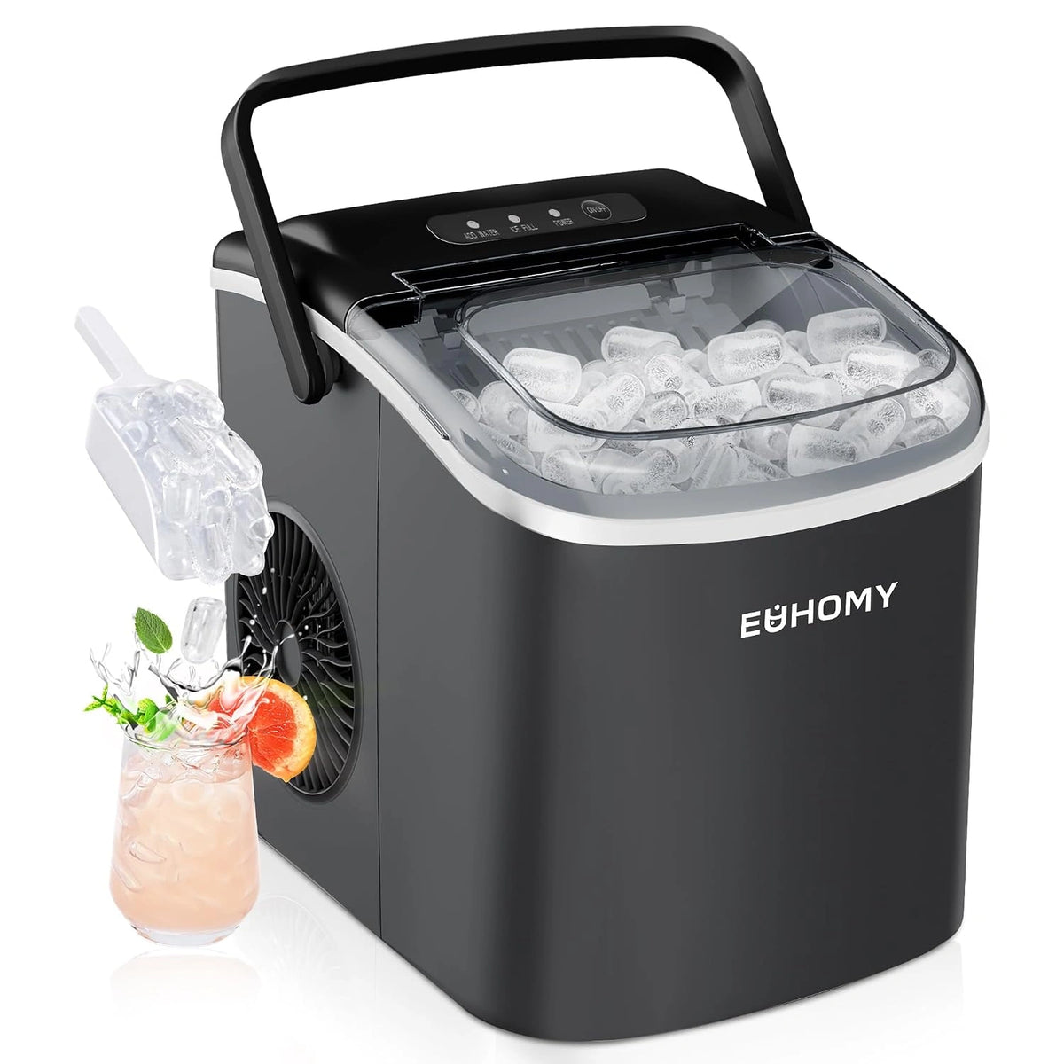 EUHOMY, Prodotto per casa e tempo libero, 45dB, 12kg, Nero