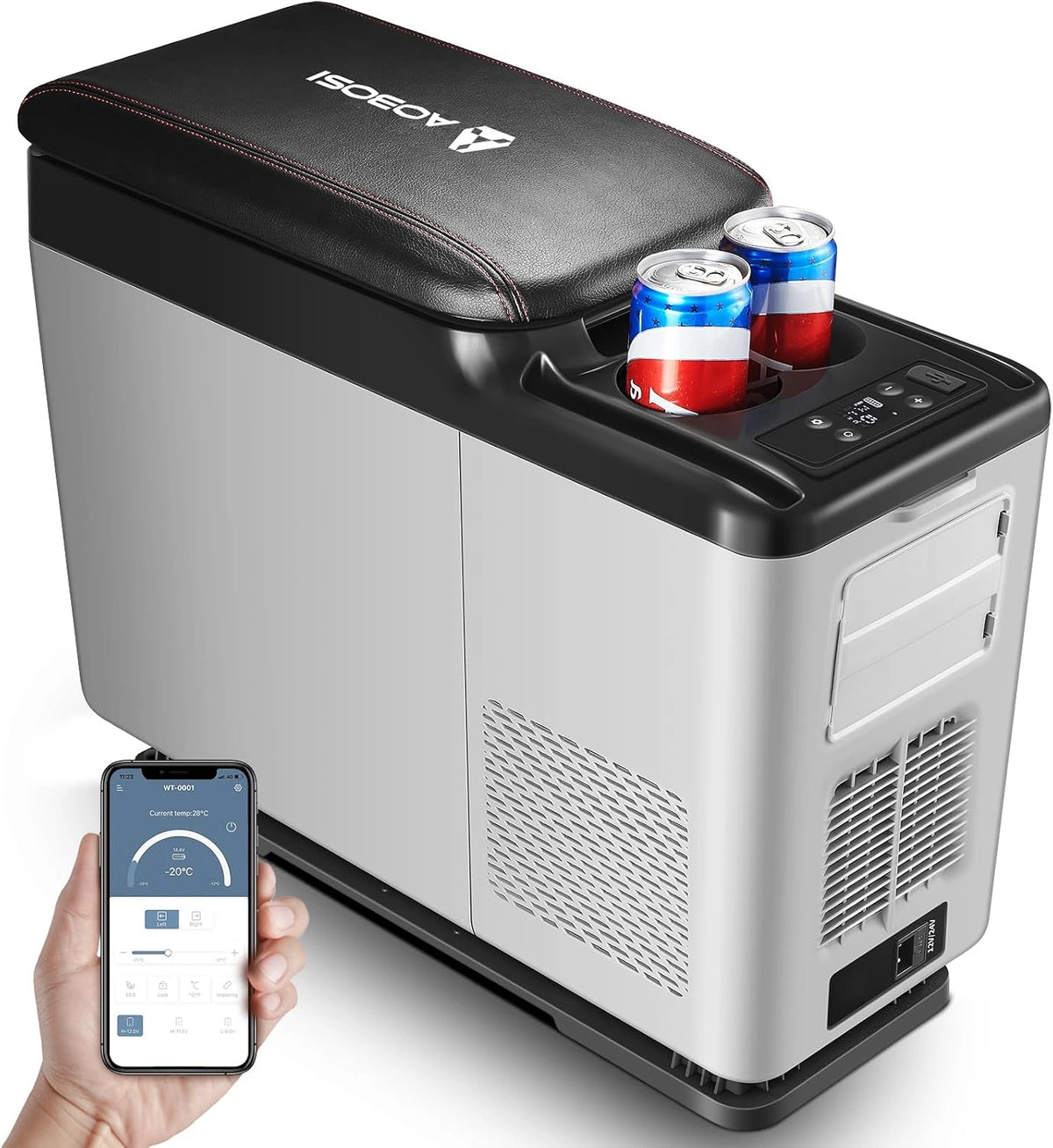 AAOBOSI 15L, Frigorifero, 24V, 15L, portatile