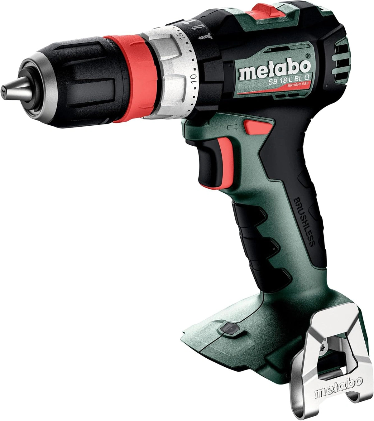 metabo, Batteria ricaricabile, 18 V, 18 L, 13 mm, a LED, Argento